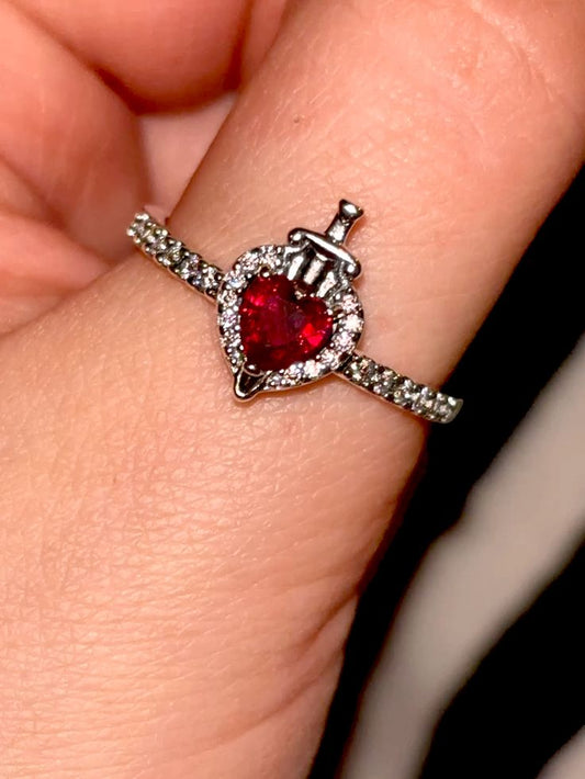 Pierced Heart Ring