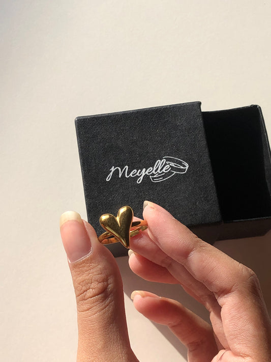 Golden Heart Ring